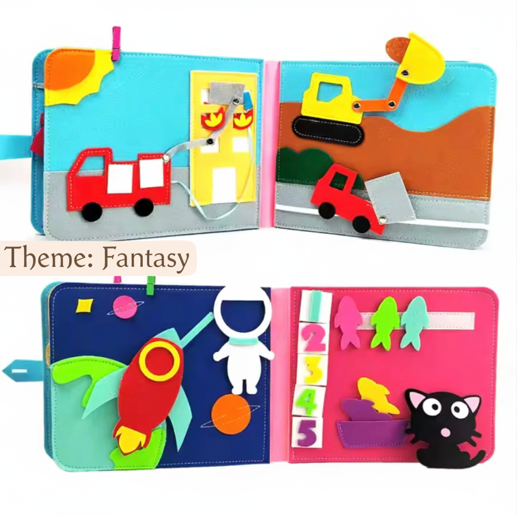 Felt Activity Books for Toddlers | Engaging Interactive Learning | Mother Babe 2