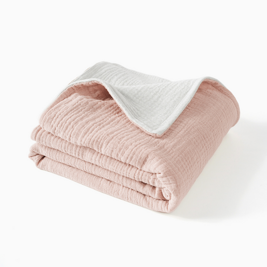 Muslin Swaddle Blankets 4-Pack | Large 120x120cm Breathable Cotton Baby Wraps