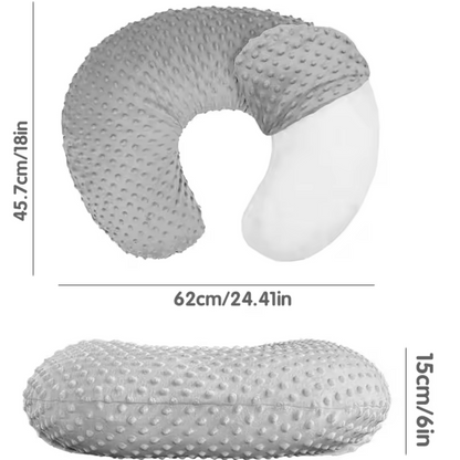 Memory foam nursing pillow | Ergonomic nursing pillow with cover